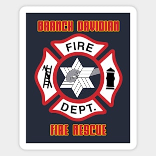 Branch Davidian Fire Rescue Magnet